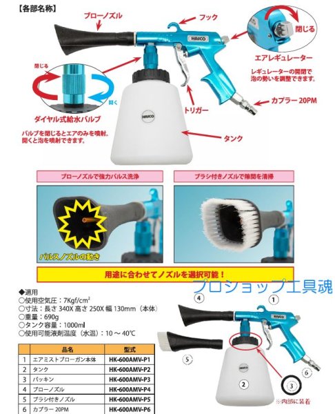 画像2: HASCO エアミストブローガン (2)