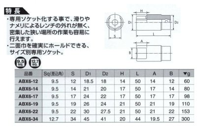 画像1: KTC12.7sq.エルボコネクタソケット