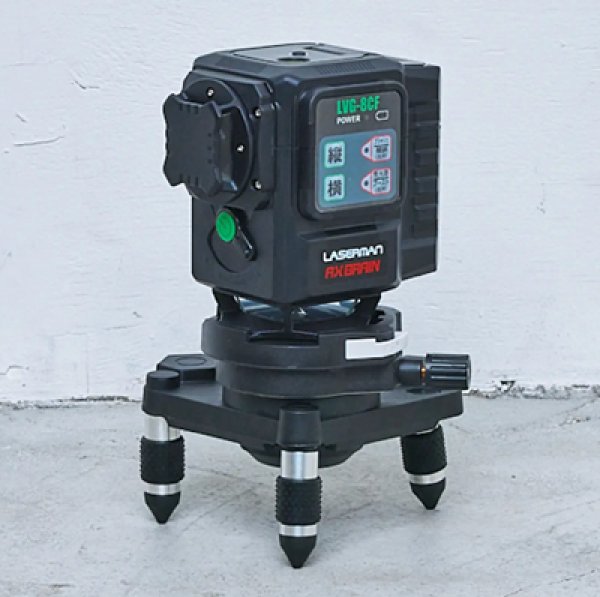 画像2: アックスブレーン　フラッシュ グリーンレーザー円錐ミラー墨出し器 (2)