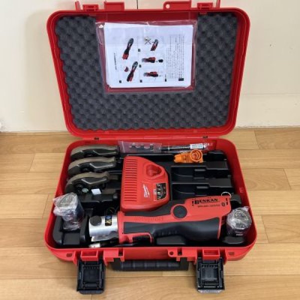 画像1: ベンカン 充電式ダブルプレス締付工具 (1)