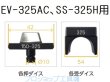 画像2: カクタスEV-325AC・SS-325H用押ダイス (2)