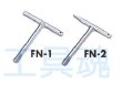 画像2: 中部コーポレーションFマンホールハンドル（2本組） (2)