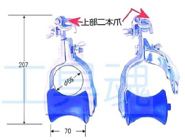 画像2: ダイワ製作所金車35-70Bシリーズ (2)