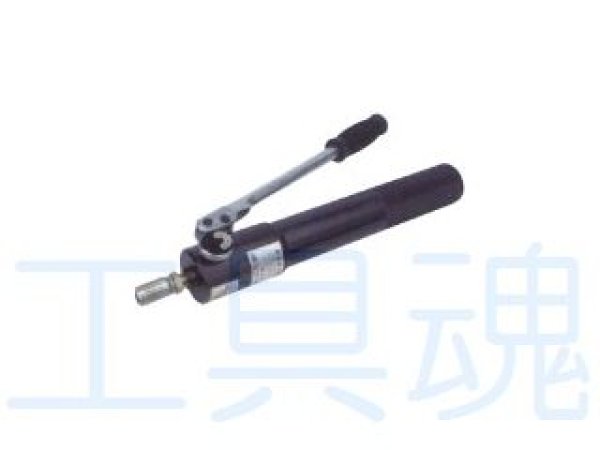 画像1: 西田製作所油圧ポンプ(手動単動式)ホース1m付 (1)