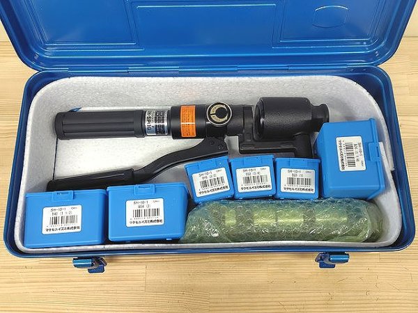 画像1: マクセルイズミ SH-5PDG（B）手動油圧式パンチャ厚鋼パンチセット (1)