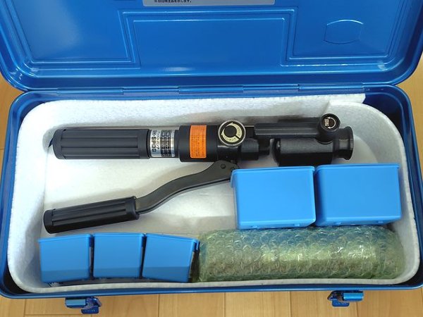画像1: マクセルイズミ SH-5PDG（A）手動油圧式パンチャ薄鋼パンチセット (1)