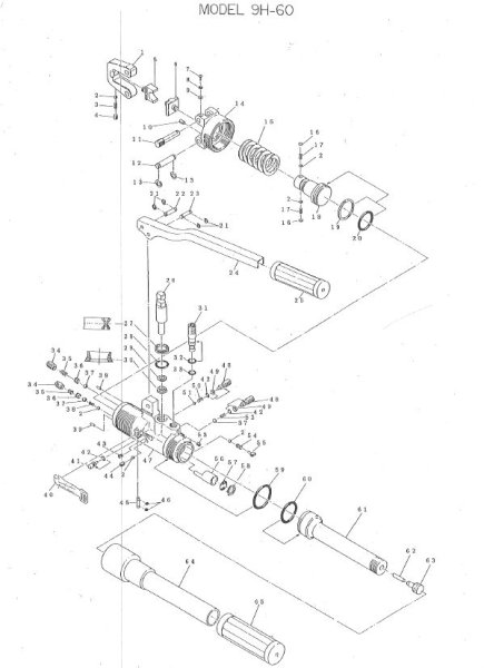 画像1: マクセルイズミ9H-60手動油圧式圧着工具用部品 (1)