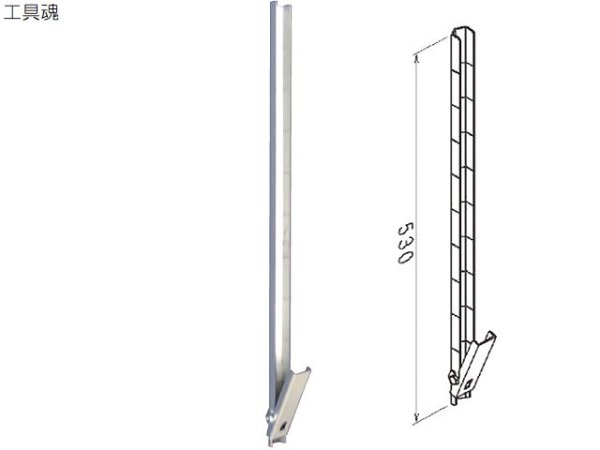 画像1: エヌ・エス・ピー アンカーレベルワニ棒 (1)