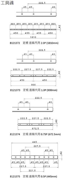 画像2: エヌ・エス・ピー 定規 (2)