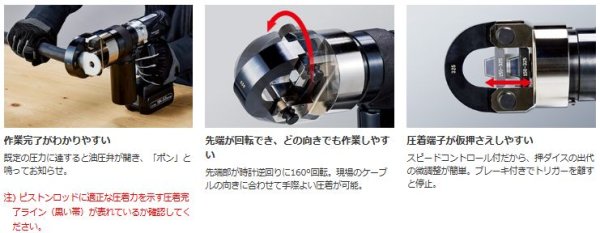 画像2: パナソニック 充電圧着器 (2)