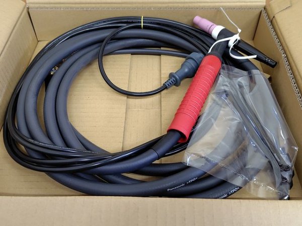 画像1: パナソニック200A用アングル型TIG溶接用トーチ (1)
