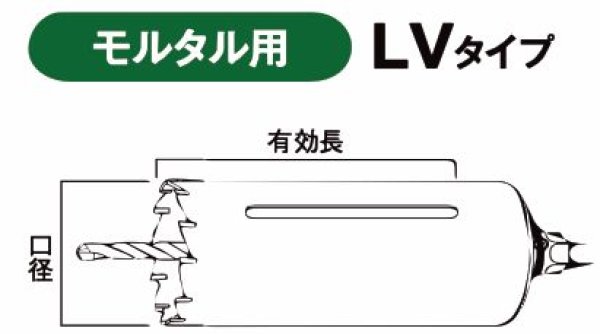画像2: サンコーテクノ オールコアドリル モルタル用LVタイプSDSシャンク (2)