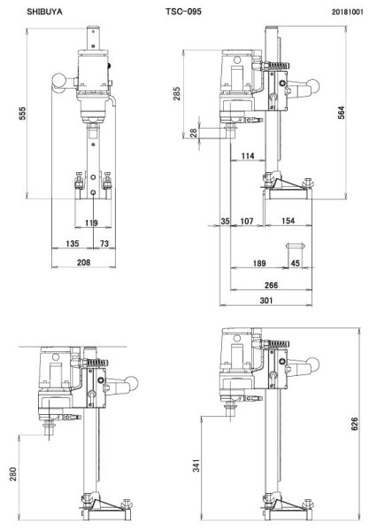 画像2: シブヤ ダイモドリル(Cロットネジ仕様) (2)