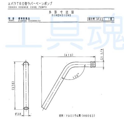 画像1: 荏原製作所可搬式TRD型ラバ－ベ－ンポンプ