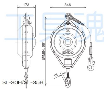 画像2: 遠藤工業 人体用セルフロックSL型