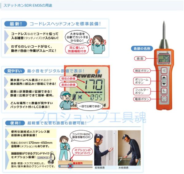 画像2: グッドマンステットフォンSDR EM35グランドマイク付き (2)