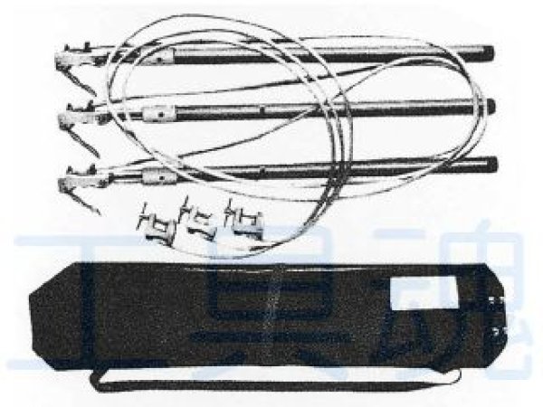 画像1: 長谷川電機工業送電線用アースフックセット (1)