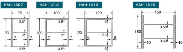 画像2: ホーシン アルミ腹起し【お振り込み・メーカー直送品・運賃別途お見積もり】 (2)