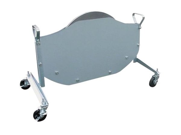 画像1: イチネンアクセス帯鉄用コイルスタンド両側キャスター付き16mm19mm兼用 (1)