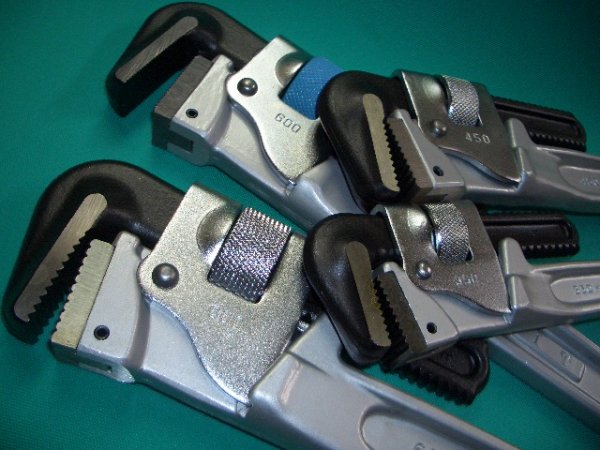 画像2: ヒット商事アルミパイプレンチ (2)