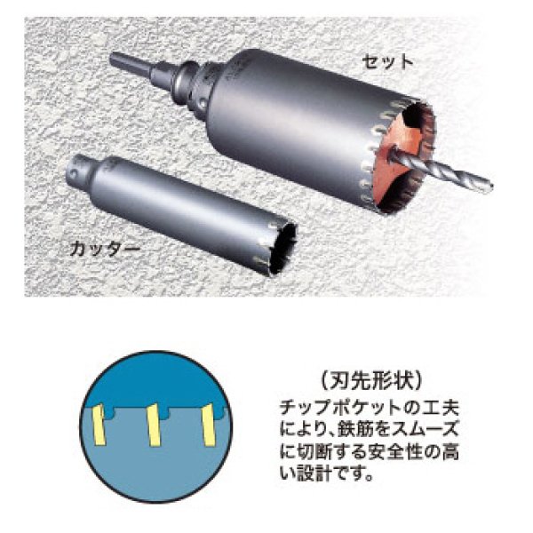 画像1: ミヤナガALC用コアドリルセット (1)