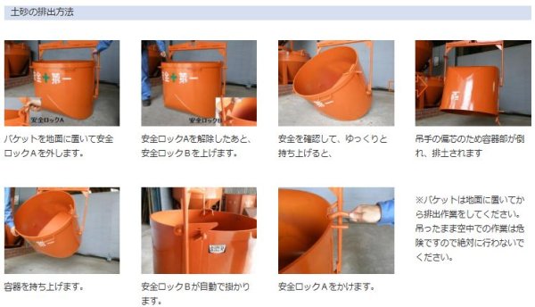 画像3: 釜原鉄工所 生コンクリートバケット反転型(舟型) 【送料別途お見積】 (3)