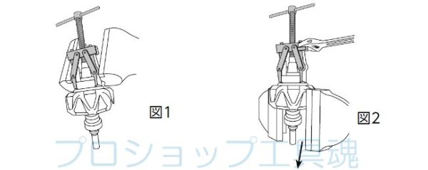 画像2: KTCアーマチュアベアリングプラー (2)