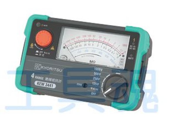 共立電気計器キューメグ 4レンジ絶縁抵抗計3441/3442 共立電気計器キューメグ 4レンジ絶縁抵抗計3441/3442