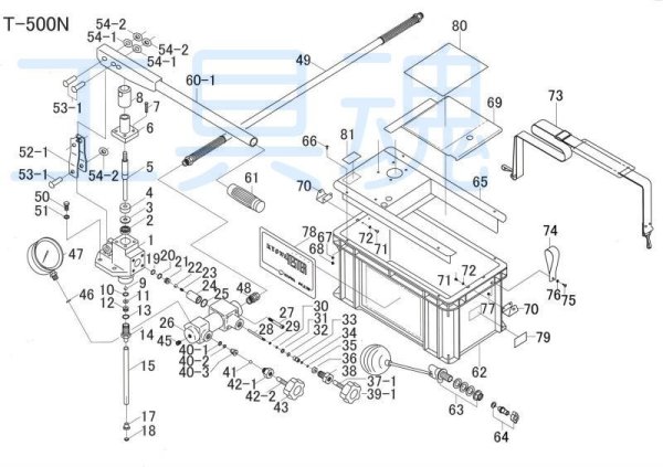 画像1: キョーワテスターT-500N用補修部品 (1)