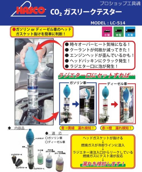 画像2: ハスコーCO2ガスリークテスター (2)