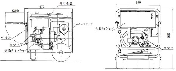 画像2: 丸善工業 電動油圧ユニット (2)
