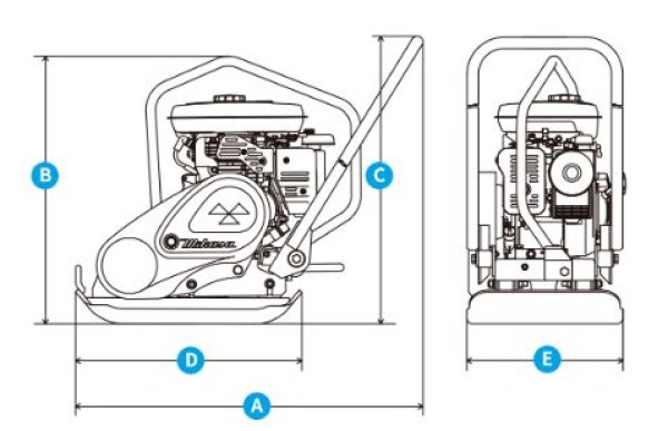 画像2: 三笠建機 プレートコンパクター【お振り込み・直送品】 (2)