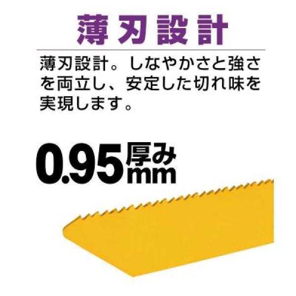 画像3: モトユキ セーバーソーブレード　バリギレカーブ(5本入) (3)