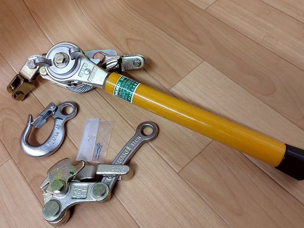 画像6: 永木精機ハルー張線器500(3型)一般外線用カバー付き (6)