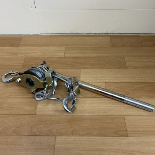 画像1: 永木精機ハルー軽量張線機1500（5型）パワーハイプル (1)