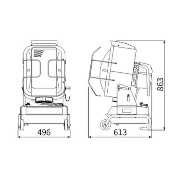 画像2: オリオン ジェットヒーター BRITE【メーカー直送品】 (2)