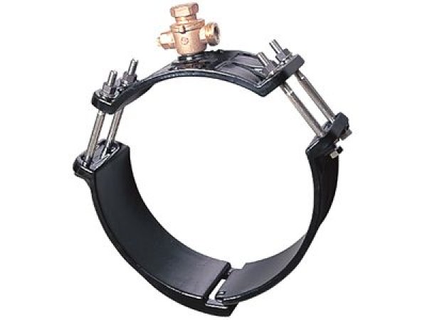 画像1: QSOサドル付分水栓　前澤オリジナル（Ｍ型）Ａ（ボ－ル式）　鋳鉄管（ＣＩＰ）用 (1)