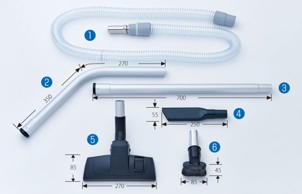 画像1: 三立機器集塵機用φ38アタッチメントC型セット (1)
