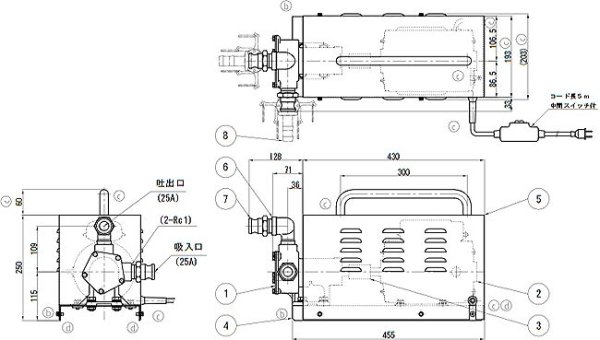 画像2: 東浜工業 可搬式吸引ポンプ (2)