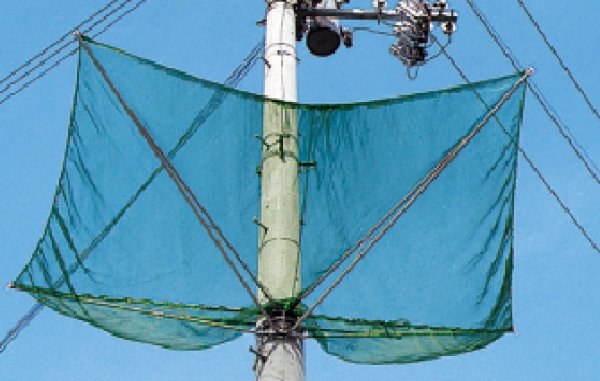 画像1: ツヨロン 藤井電工 ポールネット（落下防止網） (1)