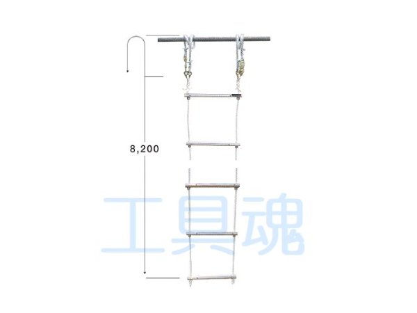 画像1: 藤井電工送電用吊梯子 (1)