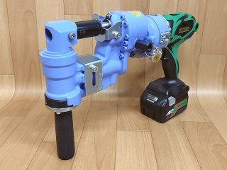 亀倉精機 コードレスチャンネルレールカッター M-40LB切断