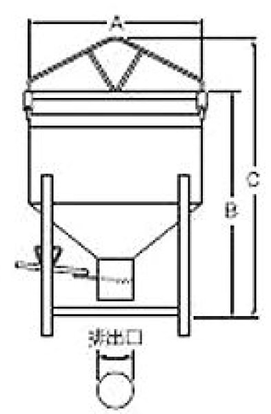 画像2: タケムラテックスライド開閉式バケット【送料別途お見積もり】 (2)
