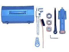 A形タブチ　M型手動穿孔機用　石綿鋳鉄用管ドリル3本セット未使用品♪ TABUCHI タブチ A形手動穿孔機 呼び径13/20/25用 AC・VP用ドリル各3本
