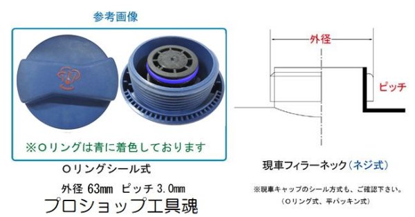 画像2: 東洋テックラジエーターキャップテスター用アダプター (2)