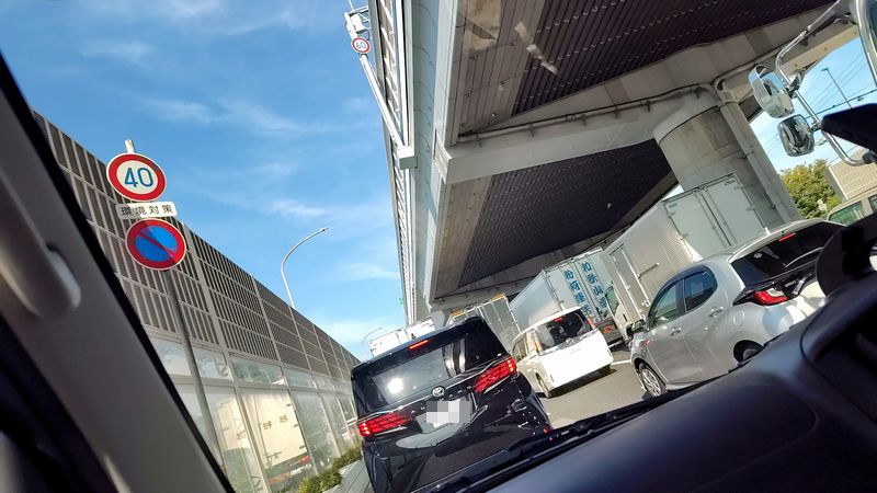 渋滞中