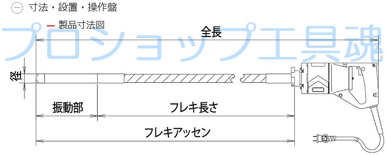 エクセンＥＸＥＮ軽便バイブレーターベビーフレキ通販(株)日工の工具魂