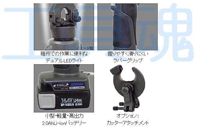 マクセルイズミ充電油圧式多機能工具 REC-Li1460M
