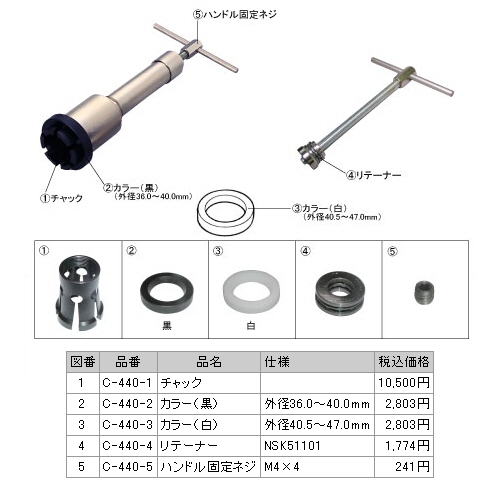 ホーザン(HOZAN) ボールレースリムーバー 適応サイズ:1