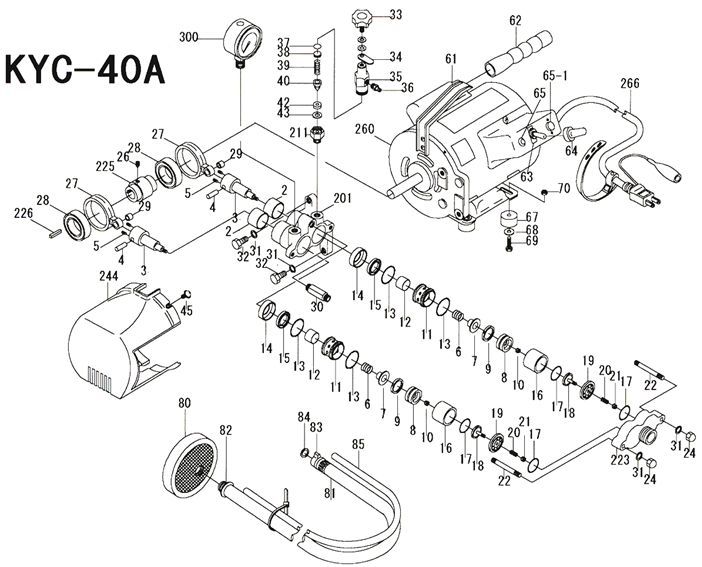 キョーワ ポータブル型洗浄機単相100V 冷水タイプ KYC-40A 1台[直送品] - royal-century.com